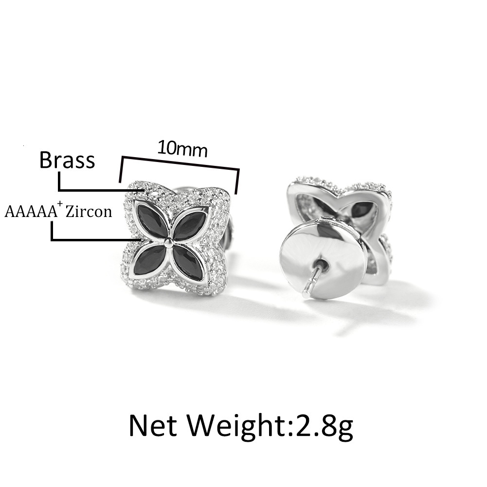 Designer Jewelry New earrings with zirconia with steel pins simple and elegant design highend and stylish ear accessories Luxury brand accessories