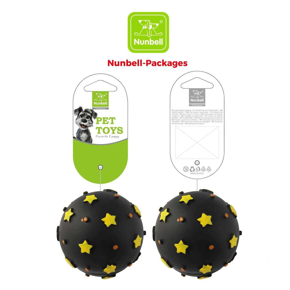 Squeaky Dog Ball Durable Chew for Teeth Cleaning & Grinding Boredom Relief Interactive Training Pet Toy - view 3