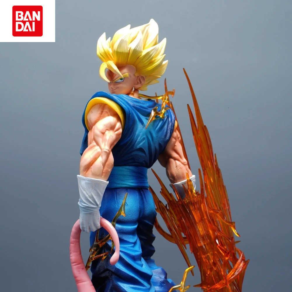 Bandai 38cm/1496in Anime Dragon Ball Figure Vegetto Action Figures Pvc Statue Desktop Ornamen Collection Model Toys Gifts L260529