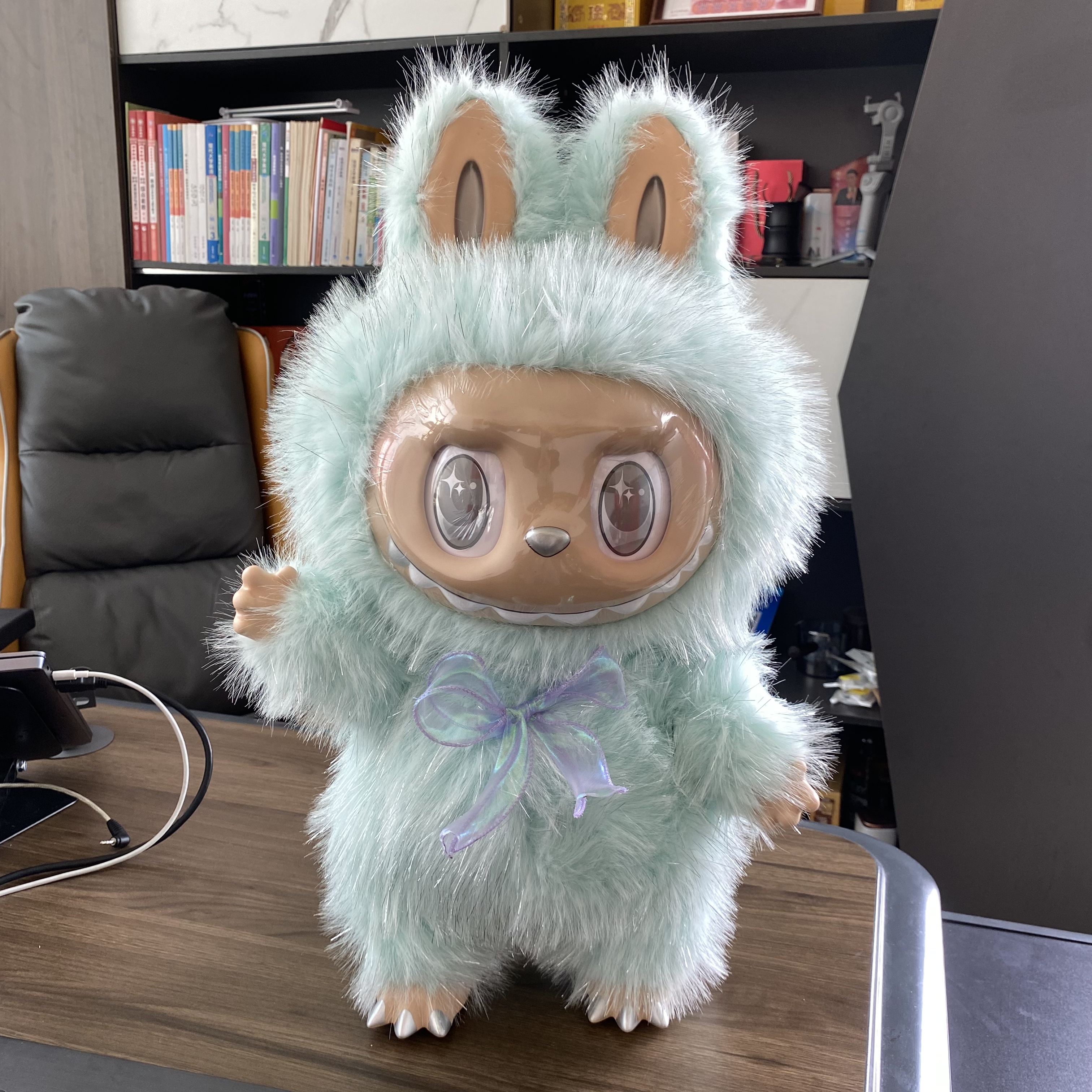 NEW BLUE 58cm Large Size Zimomo I Found U Vinyl Plush Figure Labubu Anime Doll Collection Model Doll Toys
