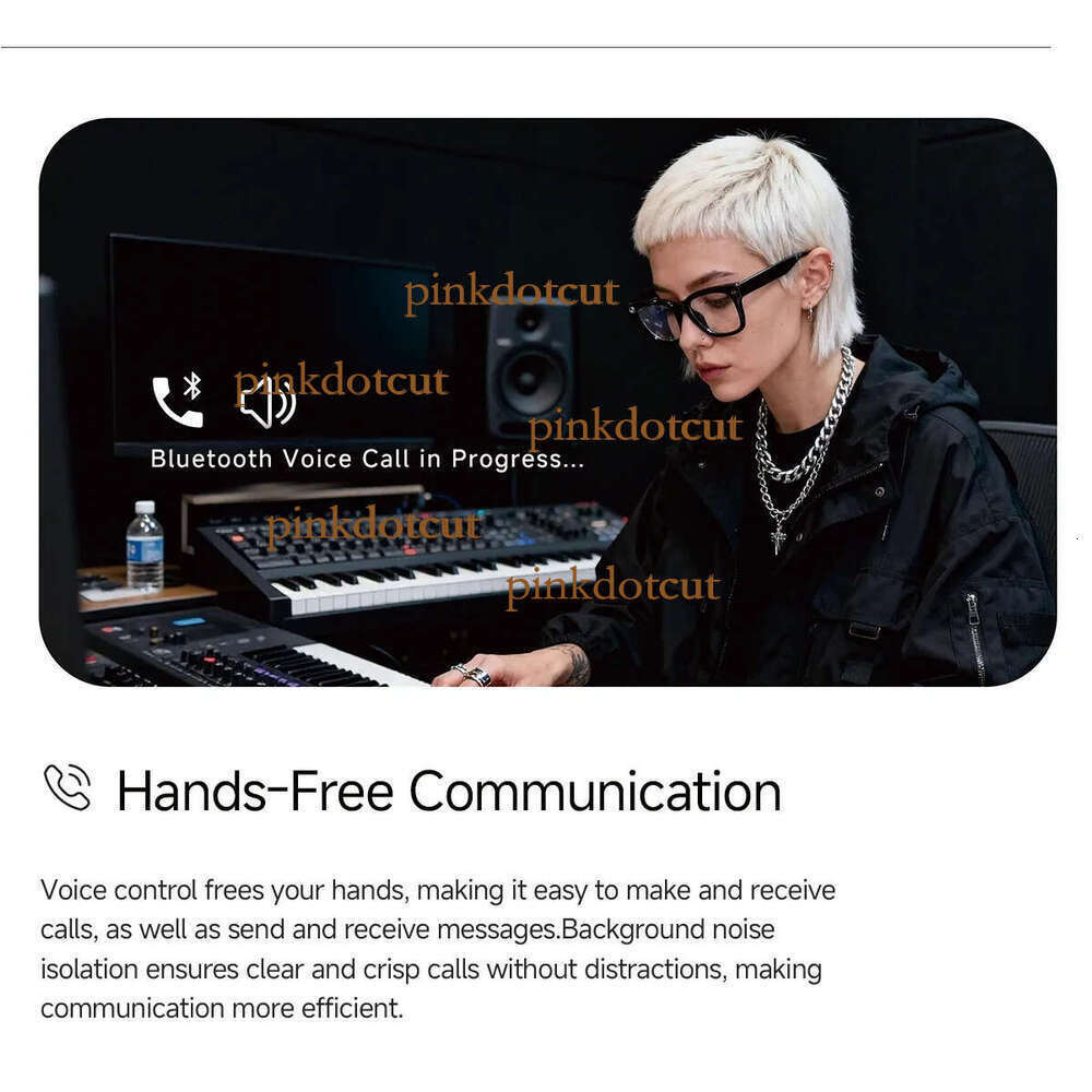 Smart MT5 Ultra 8MP HD Camera Video Recording Voice Call With Charging Case Intelligent AI Translation Glasses