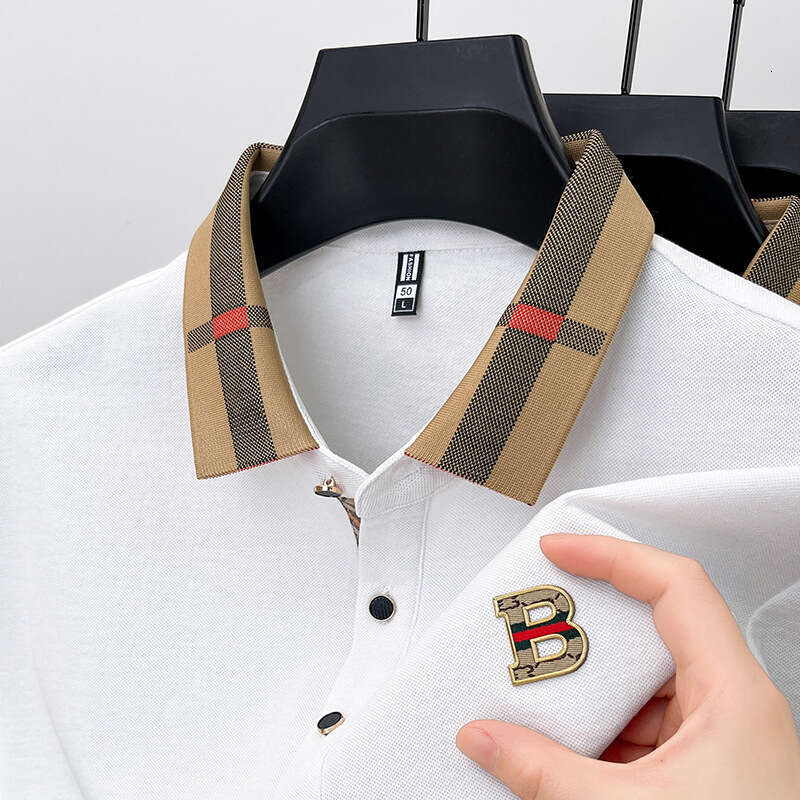 Luxury Brand Designer Clothes Premium Business Paul Authentic Men's Clothing Men's Polo Shirt Summer Turn-Down Collar With Fashion Design Sh