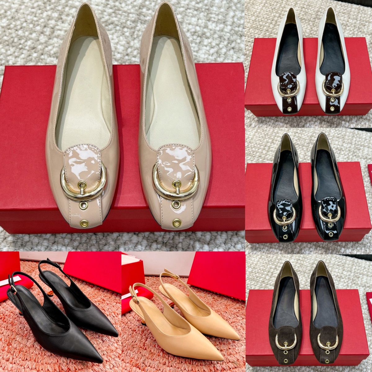 Top Quality Designer High Heeled Dress Shoes Women Luxury Genuine Leather Ankle Strap Mules Women Office Leather Loafers 2026 New Fashion Casual Heeled Sandals