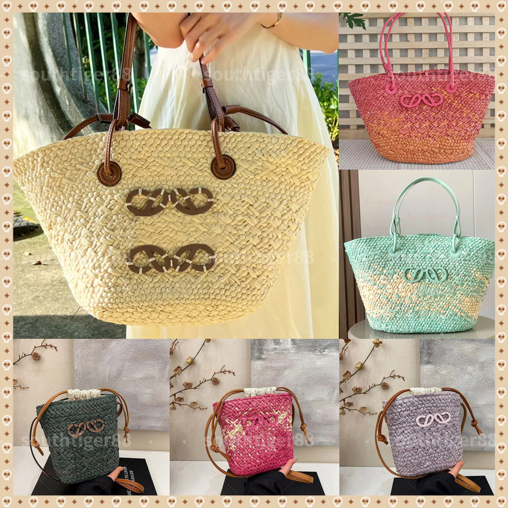 2026 Beach Bag Designer Bag handbagity Luxury Straw Basket High Quality Fashion Knitting Totes Classic Handbags Large Capacity puzzle bag bb