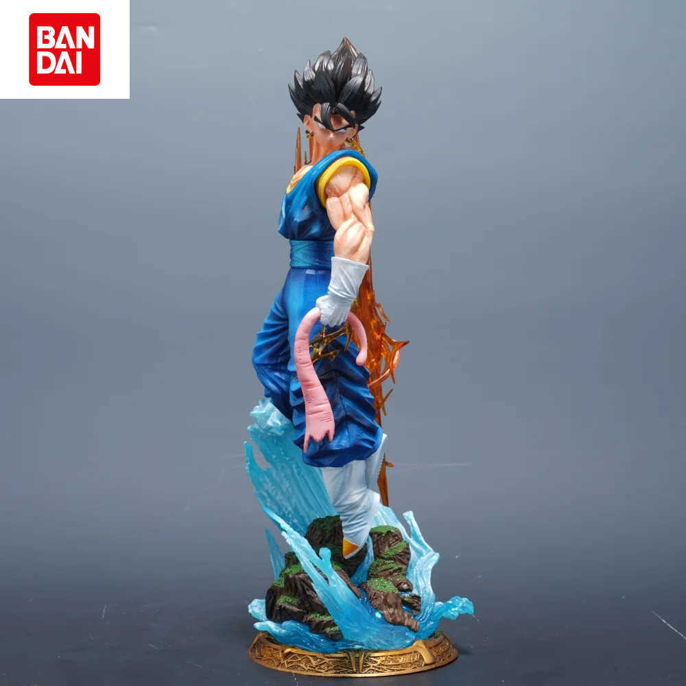 Bandai 38cm/1496in Anime Dragon Ball Figure Vegetto Action Figures Pvc Statue Desktop Ornamen Collection Model Toys Gifts L260529