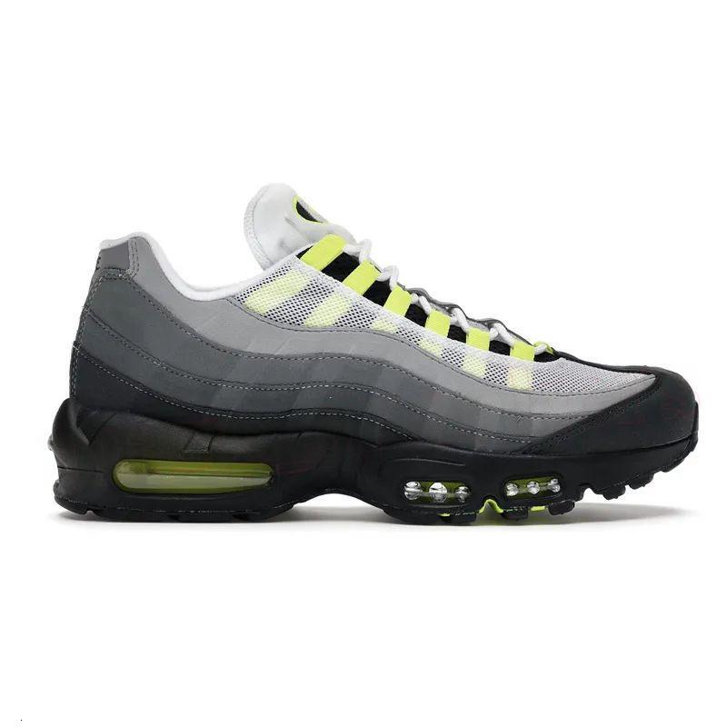 Designer shoes 90s 95s 97s Running Shoes For Men Women Classic Triple Black White Mesh Leather Trainer Breathable Cushion Surface Sneakers Runner Spor