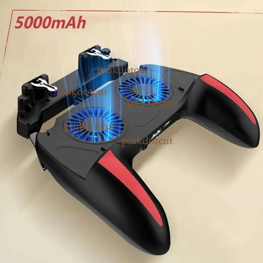 H10 Gaming Accessories Handheld Grip Controller Joystick Gamepad Pubg Trigger Dual Cooling Fan Game Cooler for Phone 240124