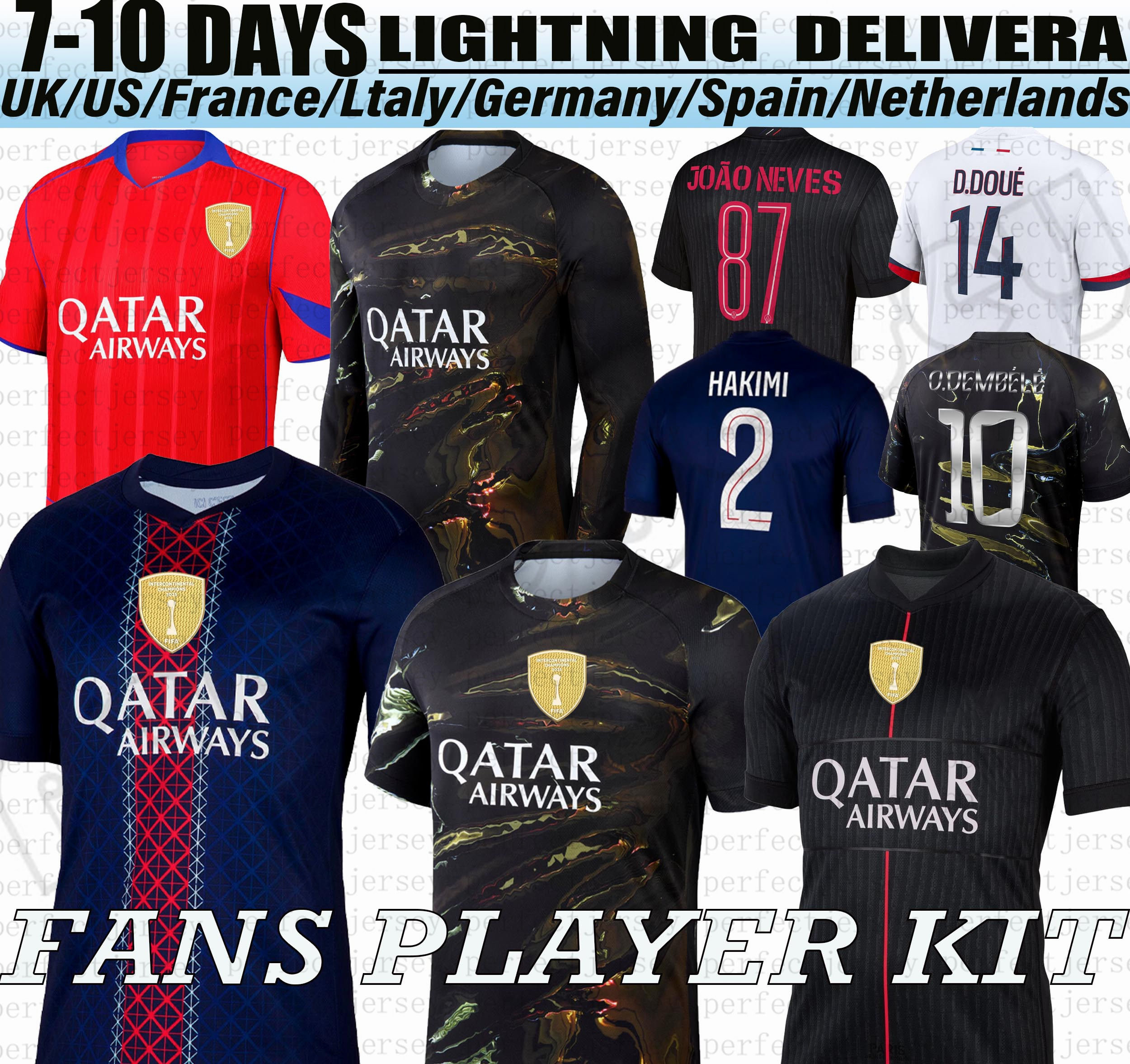 psges jersey 25 26 27 de foot O.Dembele soccer jerseys Kvaratskhelia JOAO NEVES D.DOUE HAKIMI football shirt BARCOLA N.MENDES PACHO Kits paris st germain jersey