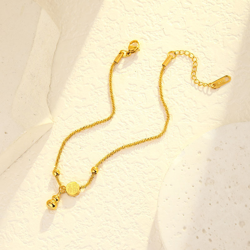 Monaco anklet chain womens anklet copper material electroplated mns anklet 251215