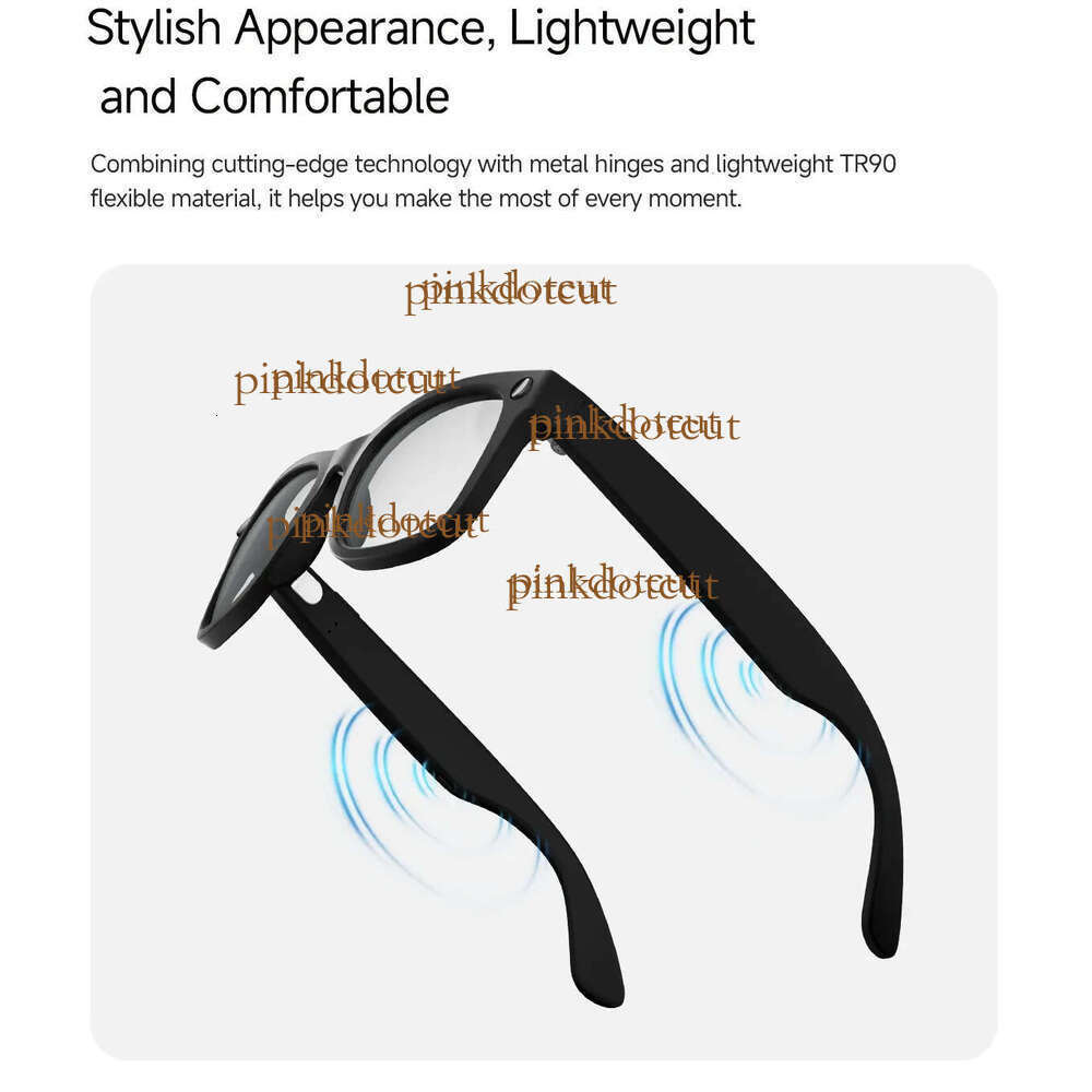 Smart MT5 Ultra 8MP HD Camera Video Recording Voice Call With Charging Case Intelligent AI Translation Glasses