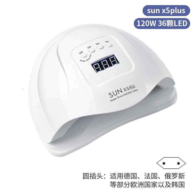 Nail Dryers SUNUV SUN6 Smart Lamp Nail LED UV Lamp Dryer Metal Bottom LCD Timer Multicolors for Curing UV Gel Polish Nail Art Tools 230410