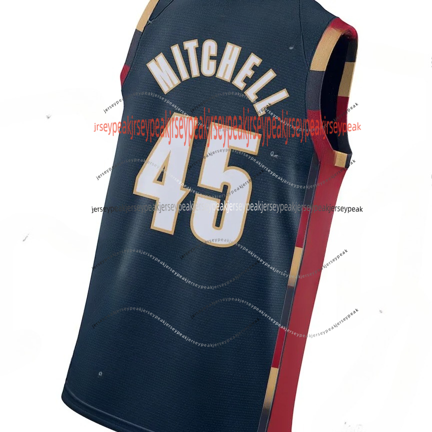 James Harden Donovan Mitchell 2026 Personalized Customized Jerseys Evan Mobley Jarrett Allen Max Strus Dean Wade Dennis Schroder Sam Merrill Jaylon Ty