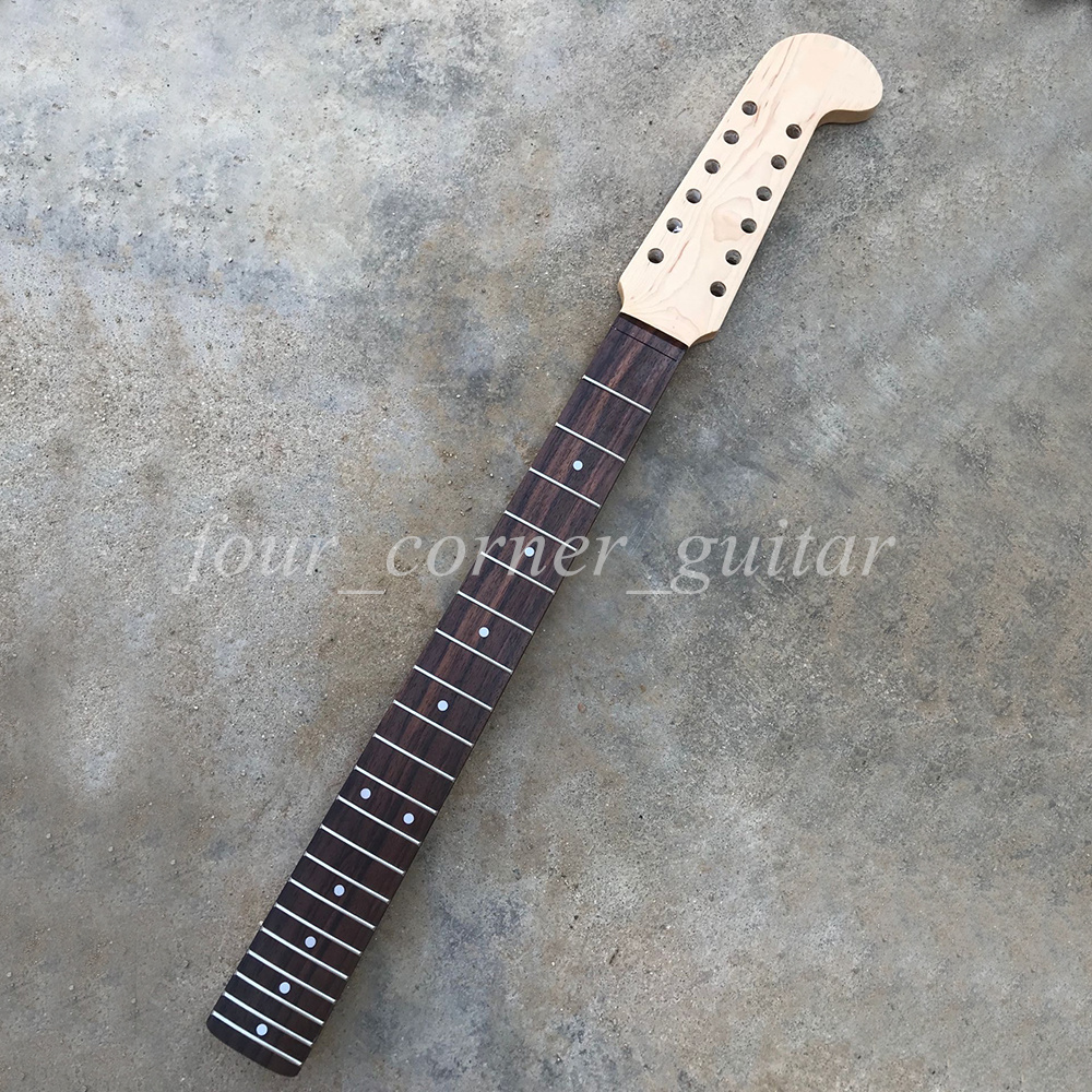 Customizable 12 Strings Maple Electric Guitar Neck with 21 Frets