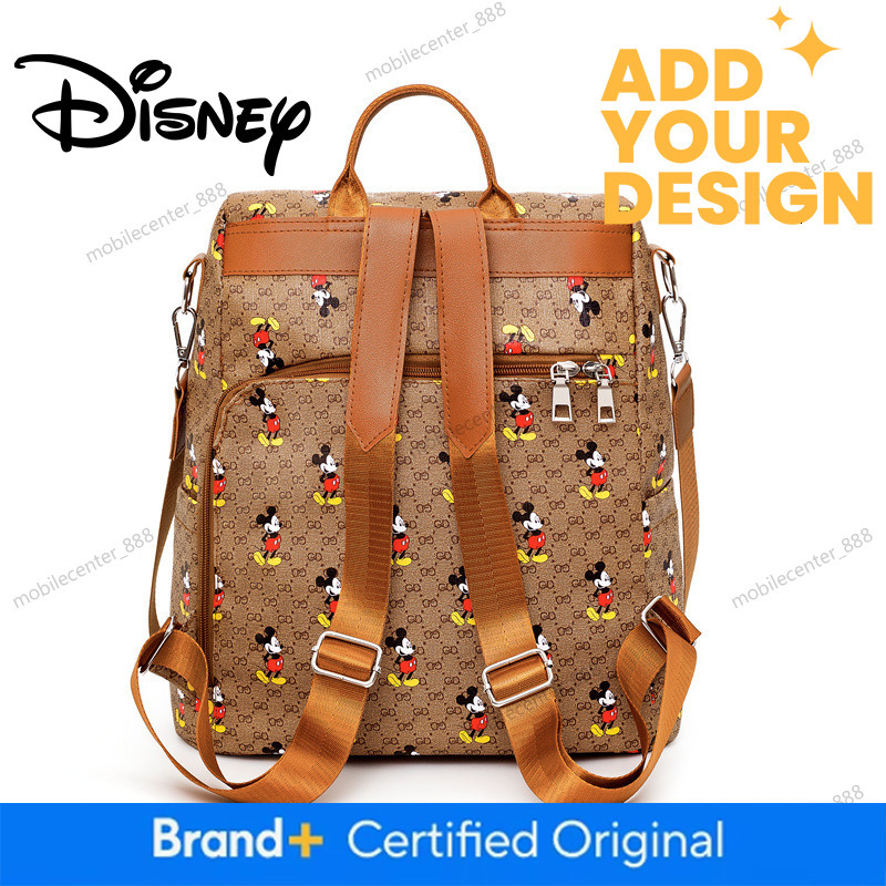 G Designer bag Disney Mickey Oxford Portable Backpack, Single-Shoulder Large Capacity, New Cute Lightweight School Bag, Wear-Resistant and Waterproof  - view 6