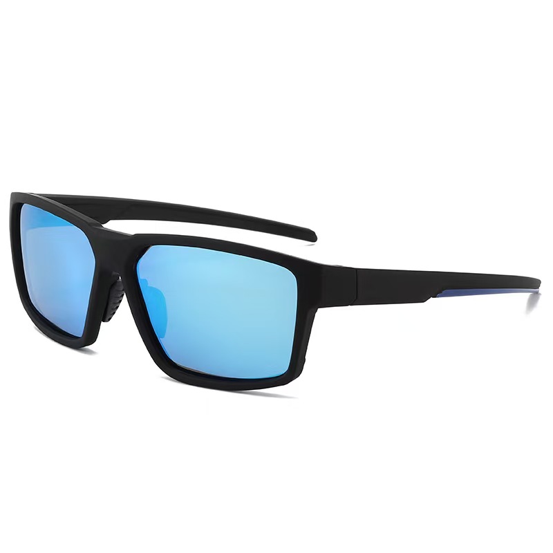 2026 Fashion polarized men's and women's cycling sunglasses, fishing sunglasses, coated with genuine film, cross-border elastic paint, outdo