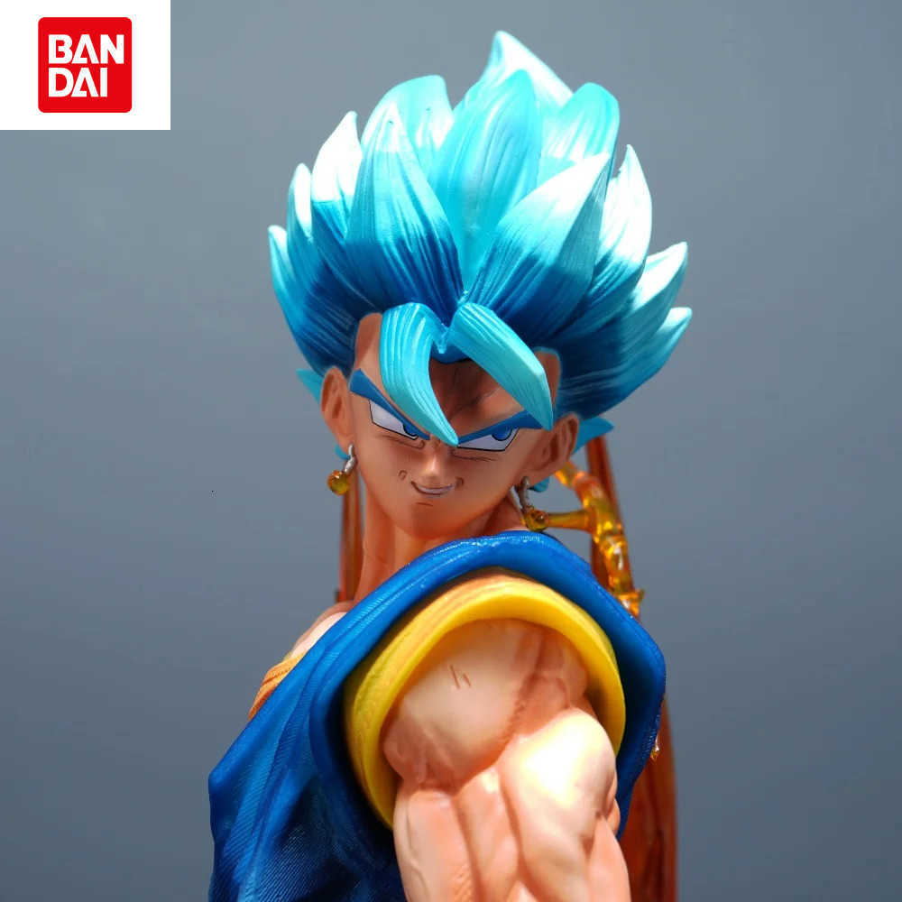 Bandai 38cm/1496in Anime Dragon Ball Figure Vegetto Action Figures Pvc Statue Desktop Ornamen Collection Model Toys Gifts L260529