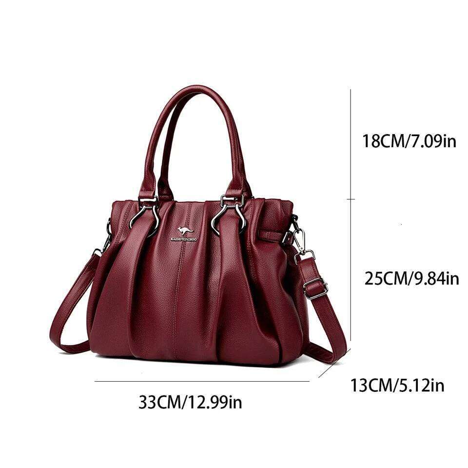 Genuine Casual Tote Bag Luxury Handbags For Women Designer Purses And Handbag High Quality Soft Leather Commuting Hand Bags SENYY