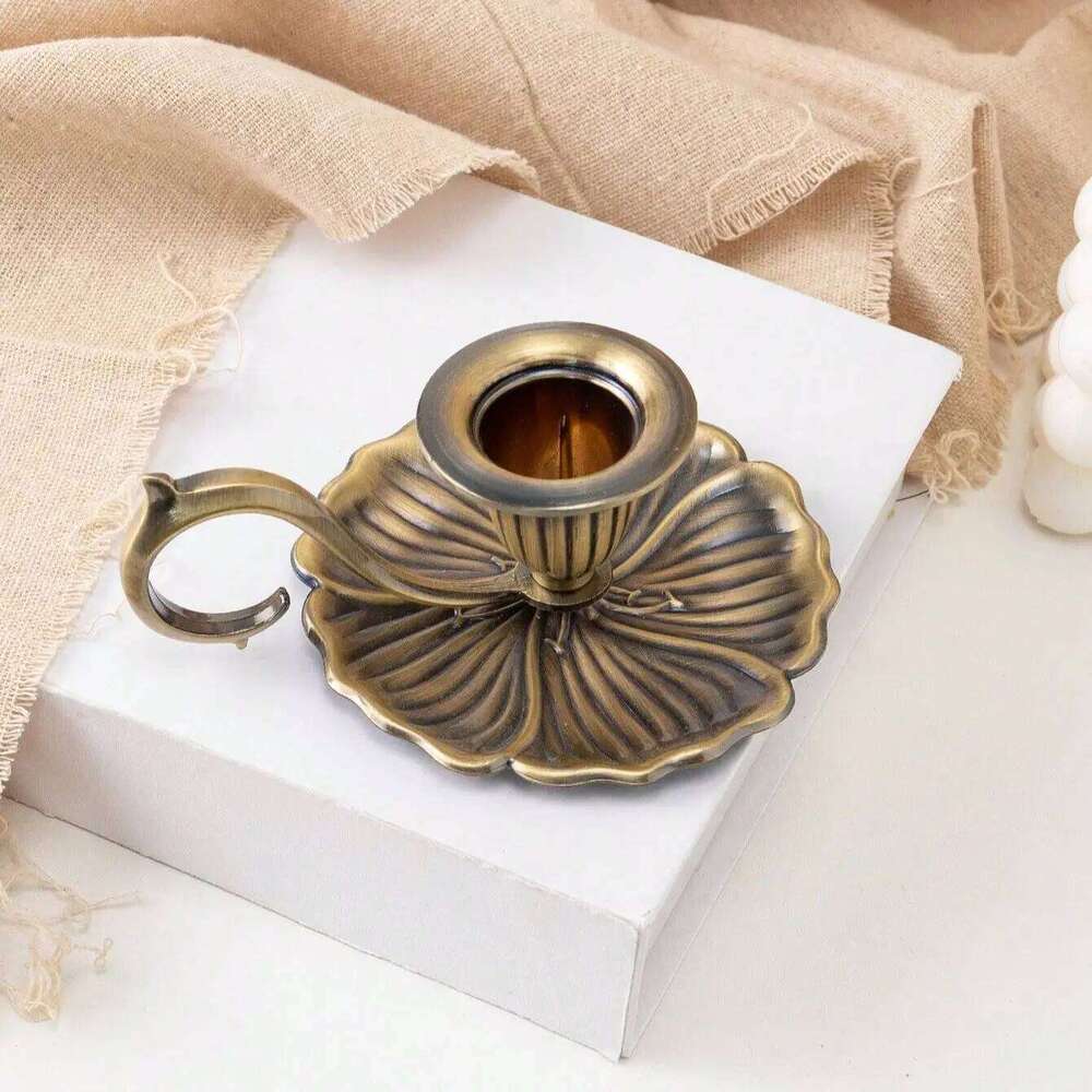 European Style Church Villa Handicrafts Cande DecorationsZinc composite candlestick rack Home Living room Decor party Y260131