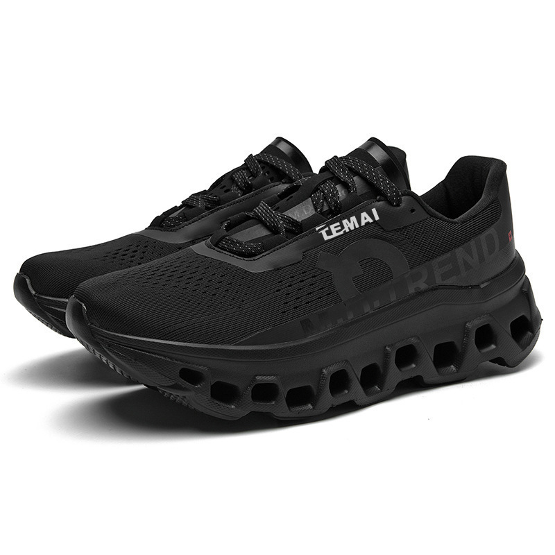 new Spring New Low-top Sports Shoes for Men, Fashionable Shock-absorbing Running Shoes, Outdoor Versatile Lightweight and Breathable Trendy