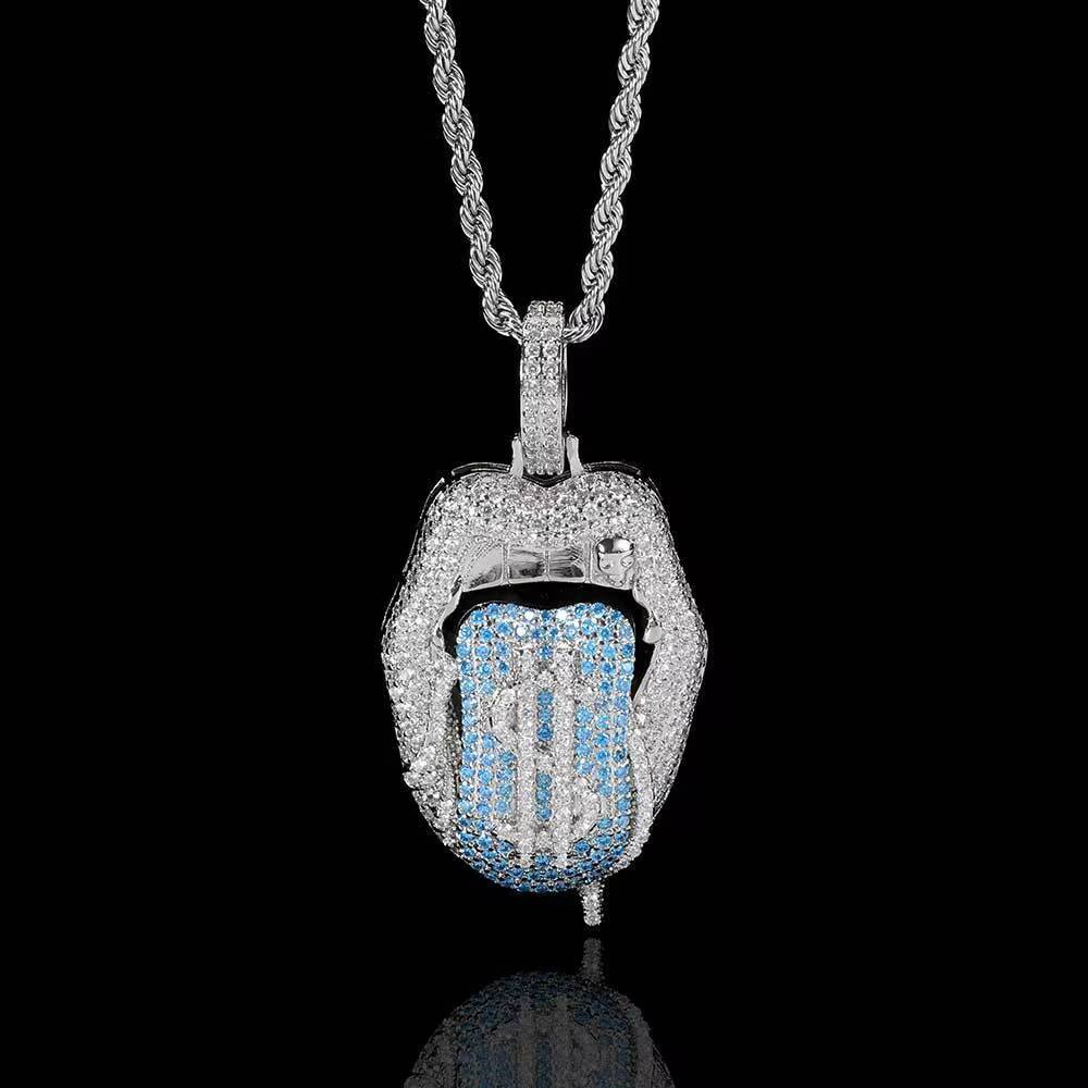 Design Romantic Fine Jewelry White Gold 925 Silver Rectangular ZC Pendant /Moissanite Ring Wholesale Jewelry for Espousal