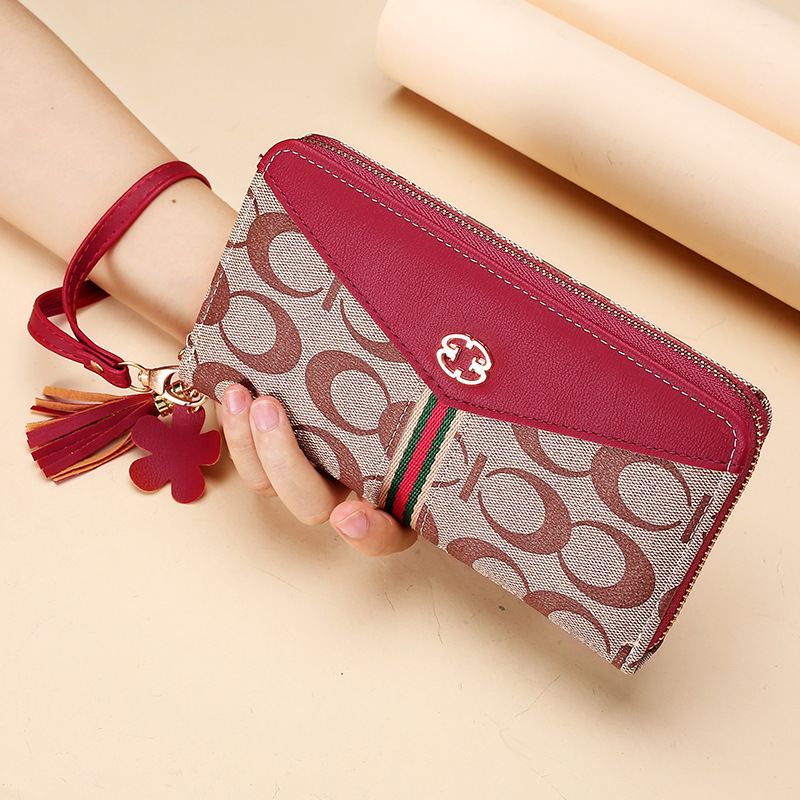Bag Women Zipper Handhold Purse Women Long Girls Purse Double Money Clip Mobile Phone Spring New Products 2026s hot