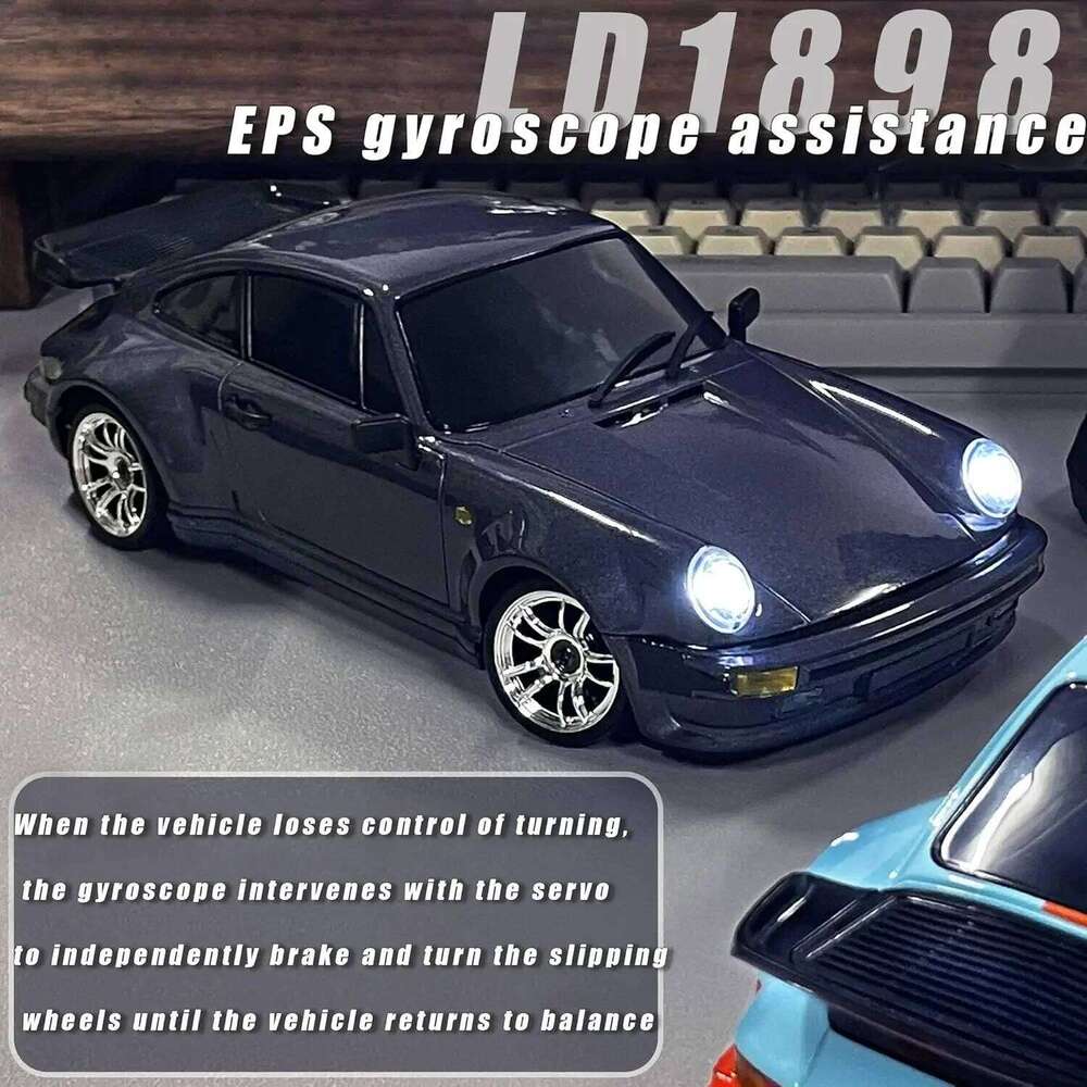 New LDRC LD1898 1/18 Professional RC Drift Remote Control Car Gt 911 High-Speed Racing Boy Cars Toy Children's Gifts Y260131