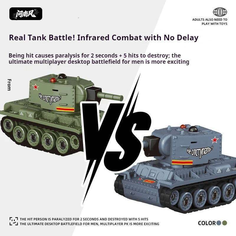 Mini Remote Control Tank Interactive Boy Gift Infrared Battle Full Proportion Toy RC Car For Boys Educational Fun Games Y260131