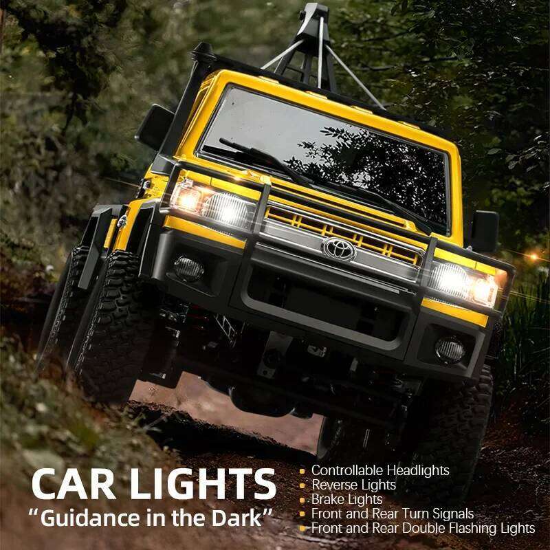 MN82T 2.4G RC Crawler Truck With Light 4WD 1/12 Simulation Crane Off-road Pickup Climbing Car Remote Control Toys For Kid Gifts Y260131