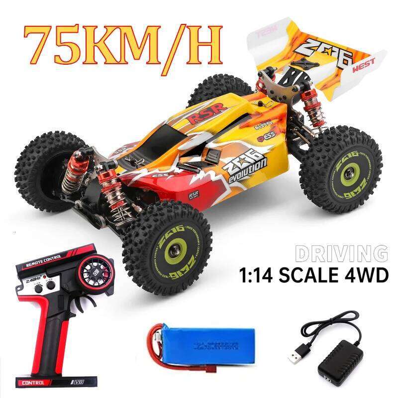 WLtoys 144016 144001 144010 4WD RC 2.4G 35/60/75KM/H High Speed Racing Car Off-Road Drift Remote Control Vehicle Toys Gift Y260131