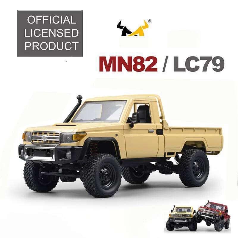 1:12 MN Model MN82 RC Car 2.4G RTR Version 4WD 280 Motor Proportional Off-Road Remote Control Crawler toys For Boys Gifts Y260131