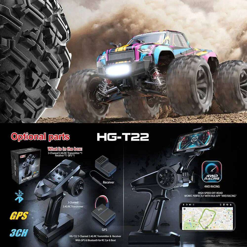 hot MJX 16209 16207 16208 16210 70KM/H 60KM/H 1/16 4WD Remote Control Cars RC Brushless Racing Car Off-Road Truck Toys Y260131