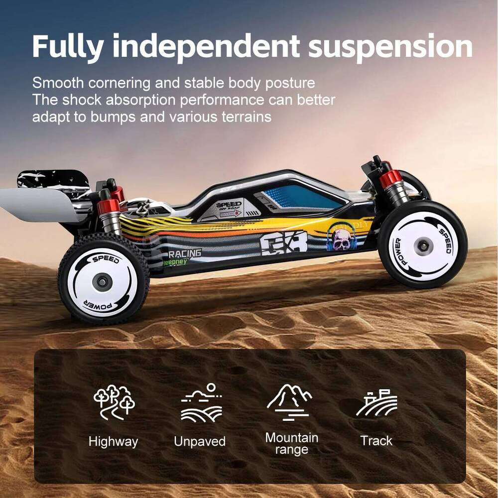 Wltoys 244016 RC Car 1:24 2WD Remote Control Racing Vehicle 25km/H High-Speed Electric Drifting Race Cars Model Toys for Kids Y260131