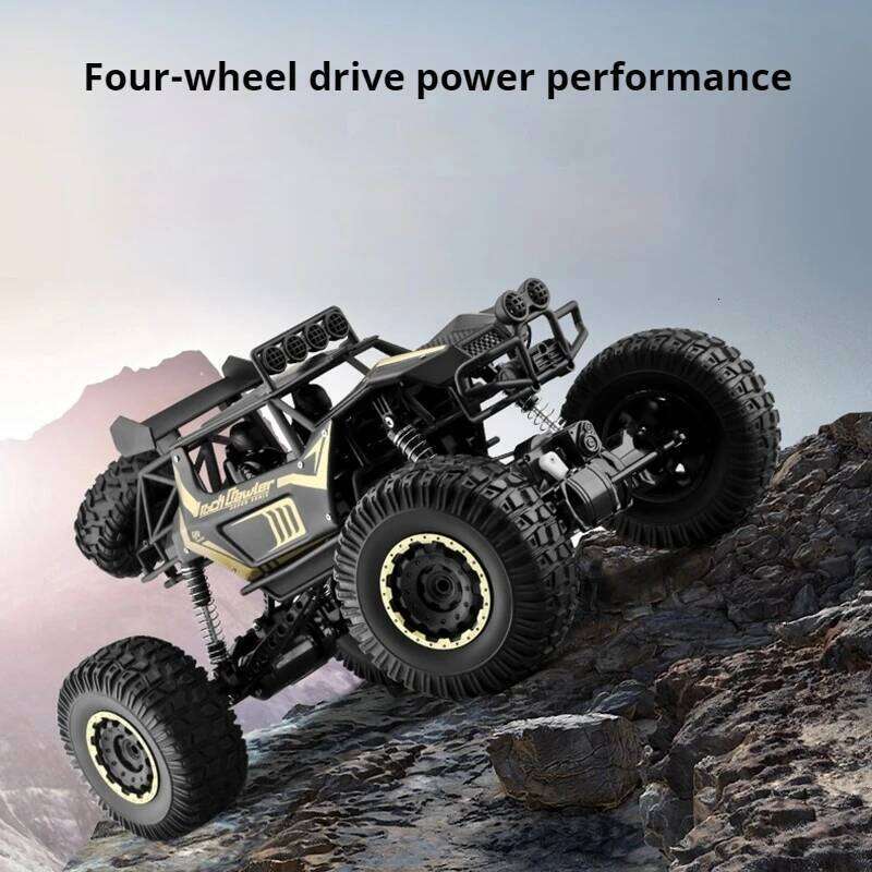 24/28cm Remote-Controlled Off-Road Vehicle Toy Rechargeable Four-Wheel Drive Alloy Climbing Car Children'S Race Xmas Gifts Y260131