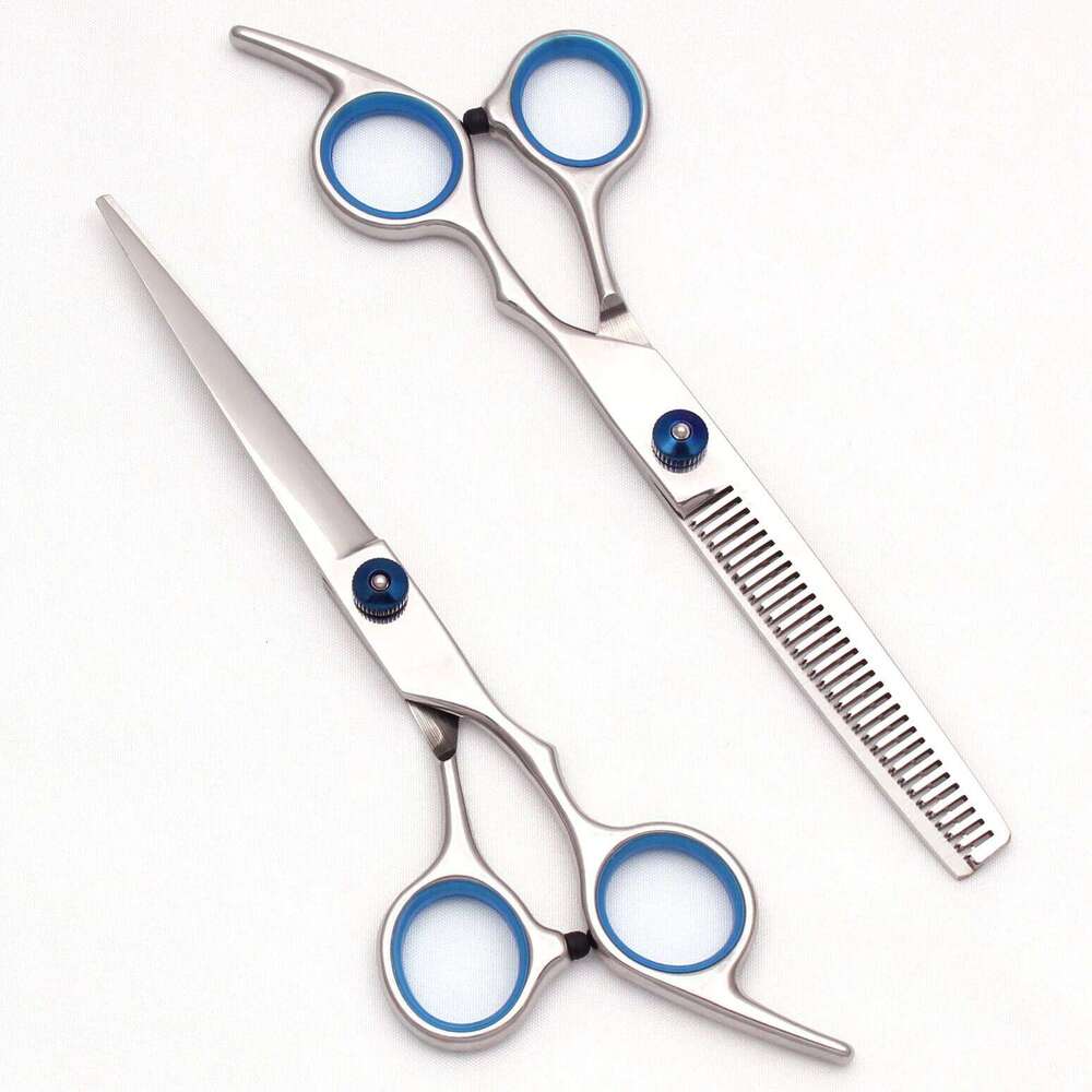 Hairdressing 6.5'' Japan Stainless Silver Hair Cutting Shears Haircut Set Salon Thinning Scissors C1001 C260131
