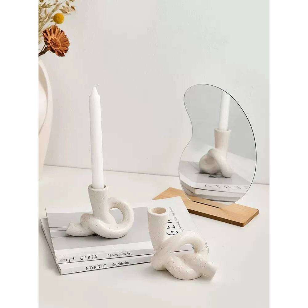 Ins candlestick Decorative chandeliers decor for table candlesticks home christmas candle holders holder Y260131