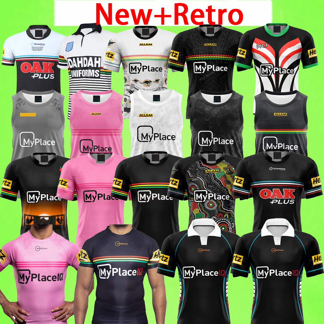 New + Retro Penrith Panthers 2026 2027 Rugby Jerseys vest 26 27 Mens League shirt Indigenous version Special Edition Tee Mens Training uniform ALTERNATE kids Pre Match