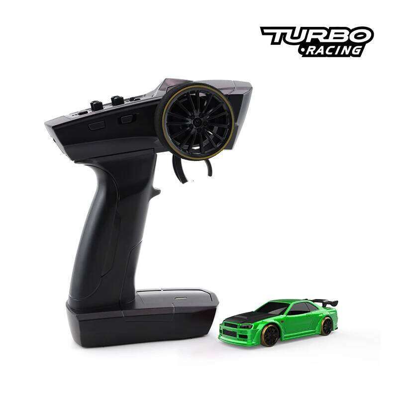 Turbo Racing 1:76 C64 C63 C61 C62 C72 C73 C74 C75 RTR Flat Running Toys on Road RC Drift Car With Gyro Radio For Kids and Adults Y260131