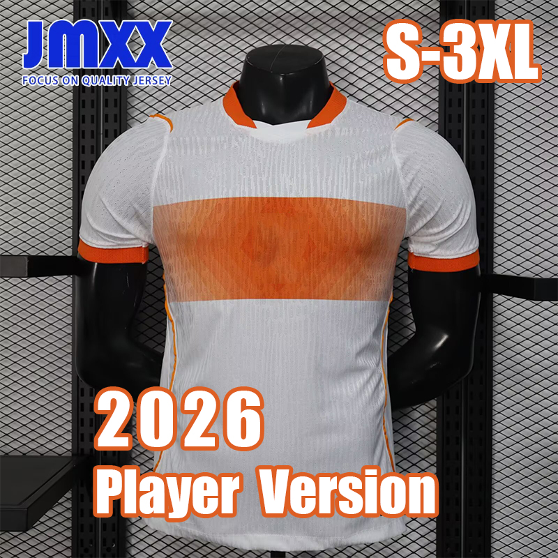 XXXL JMXX 26 27 Dutch Soccer Jersey Home Away GK Pre Match Mens Uniform Jerseys Football Man Shirt 2026 2027 Player Version