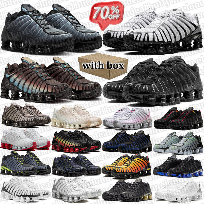 with box designer running shoes chaussures men women trainers outdoor sports sneakers black metallic silver