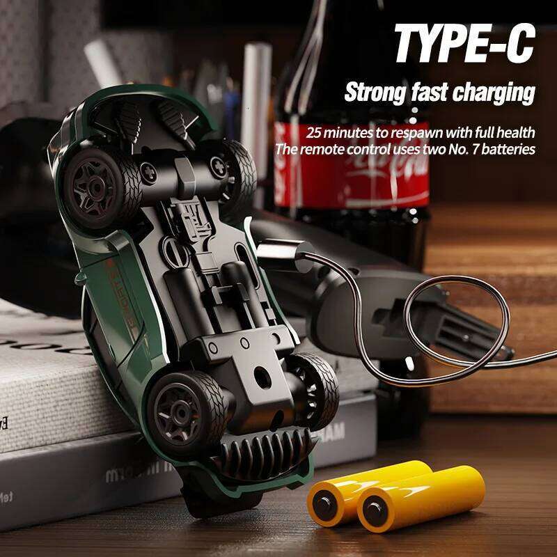 New 1: 64 Mini 4WD Remote Drift Car Rechargeable Desktop Racing Model Boys' and Children's Toy Cars Y260131