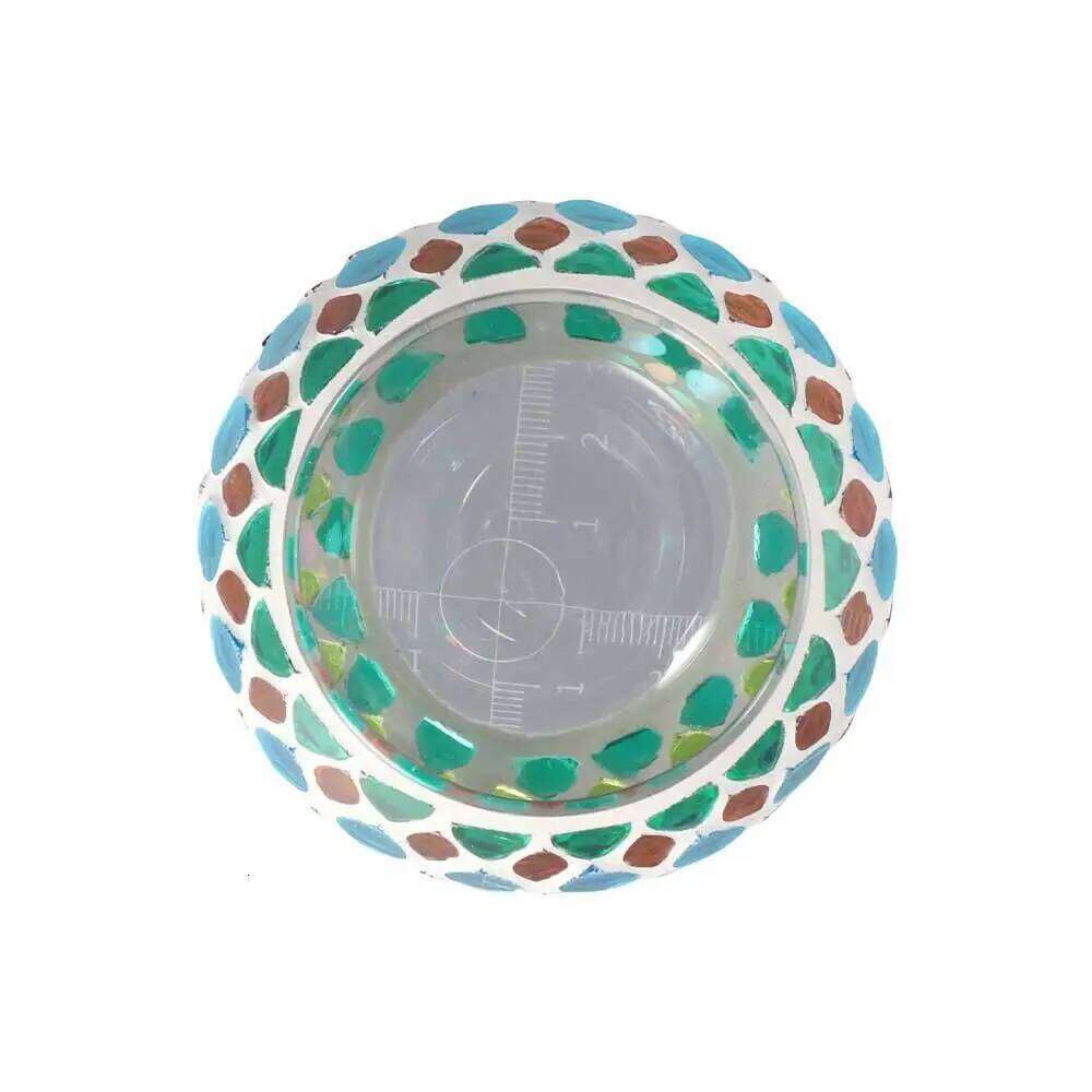 Glass Mosaic Centerpiece Votive Tabletop Candlestick Jar Candle Holder Home Decor Y260131