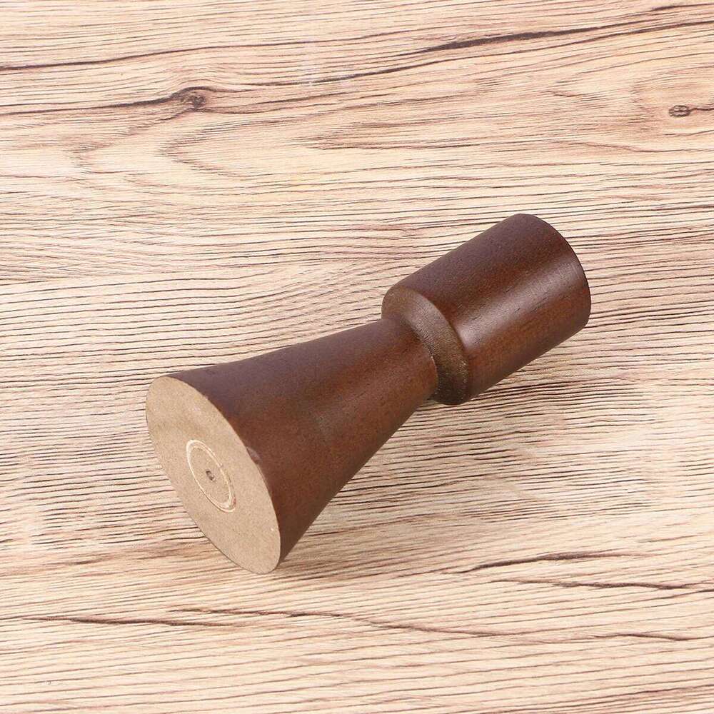 Solid Wooden Holder Brown Imitation Copper Candlestick Desktop Decor Church Wedding Lantern Home Romantic Y260131