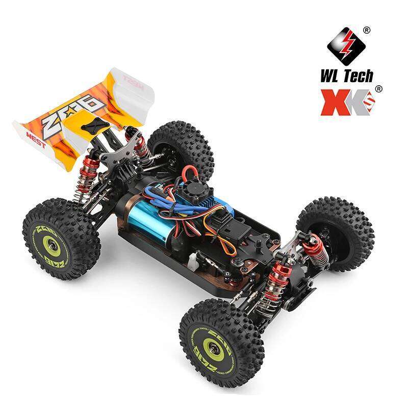 WLtoys V8 Brushless 1:14 75Km/H High Speed Metal 4WD Drive Off-Road 2.4G Transmitter 1/14 RC Racing Car VS 144010 Y260131