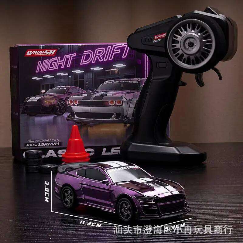 New desktop remote control sports 1:64 full ratio professional four-wheel drive high-speed drifting children's car Y260131