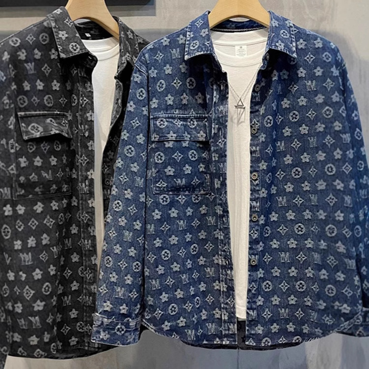 Premium Men's Workwear Shirt, 2026 Casual Long Sleeve Button-Up, Sophisticated Collar Design for Spring & Fall