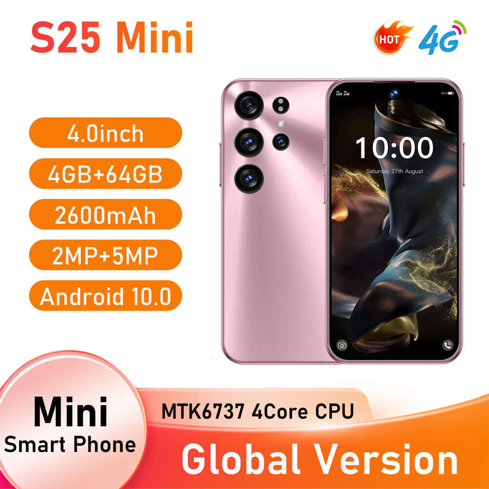 Renowned brand cross-border new S25 Mini smartphone 4.0-inch Android Google Store card pocket spare machine CKS
