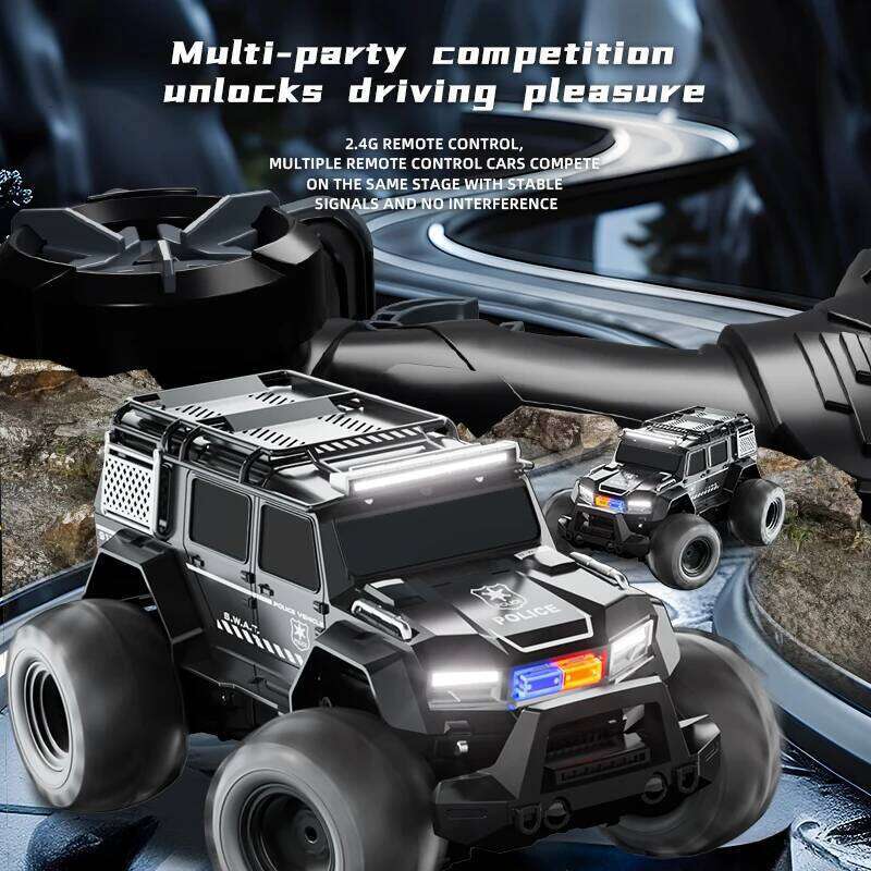 Remote-controlled car, 2.4G amphibious remote-controlled truck, off-road climbing waterproof armored car toy, holiday gift Y260131