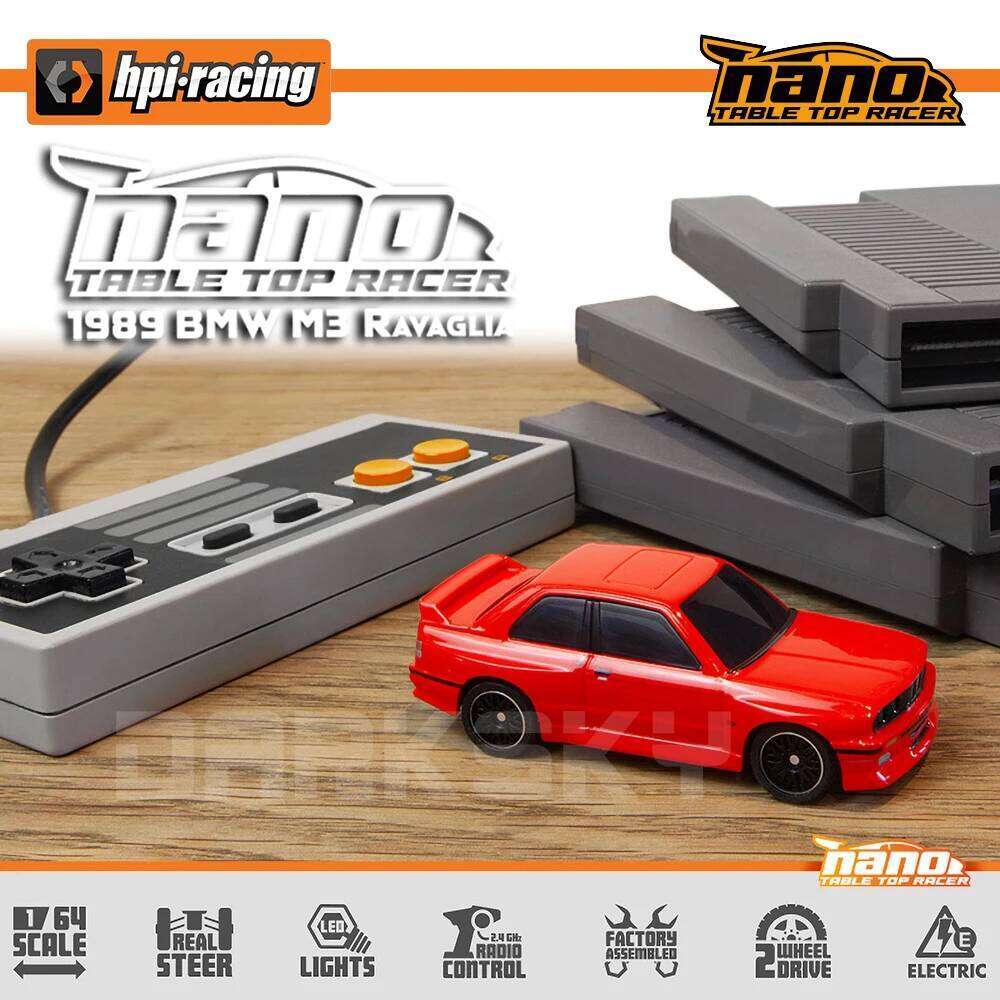 New HPI 1:64 NANO-TTR 160990 160991 1/64 Mirco RC Remote Control Model On-road Car Desktop Adult Children's Toys Y260131