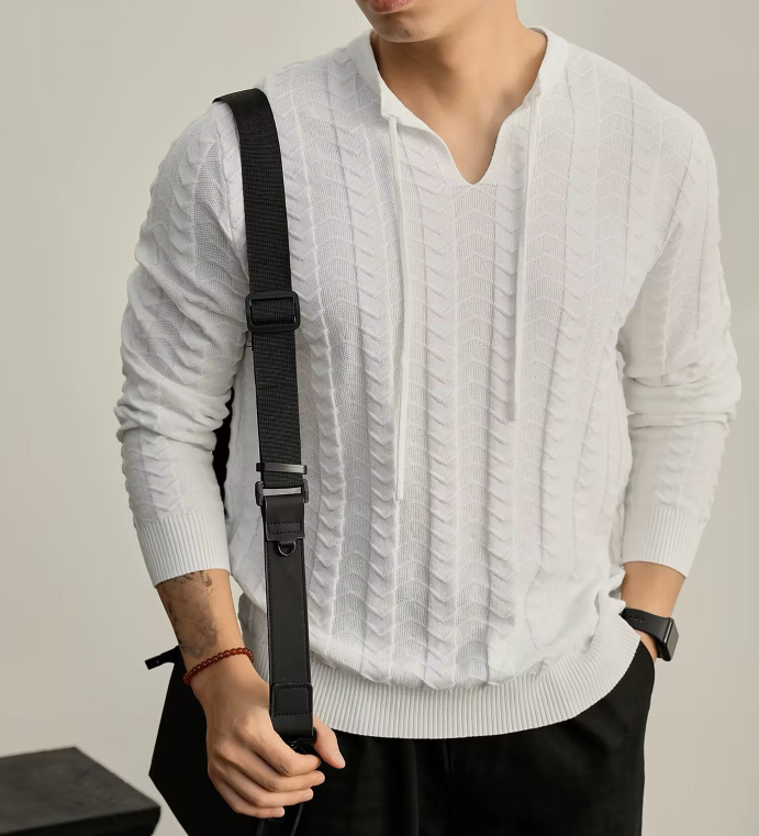 Versatile fashion Japanese lazy temperament literary and artistic simple high-quality pullover sweater new style