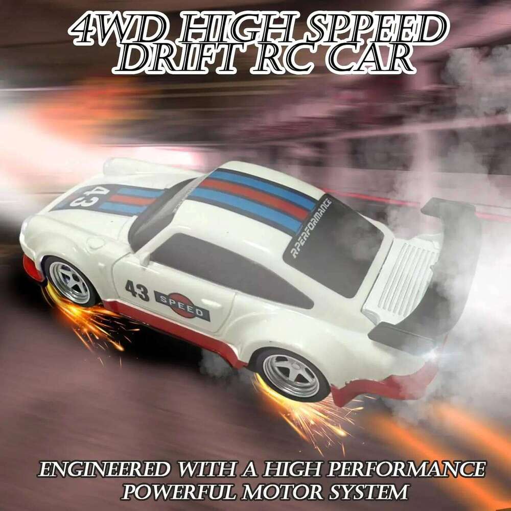 1/43 Mini Remote Control 2.4GHz 4WD Full Proportional High Speed Fast Drift Cars Racing Tires Hobby RC Car Toy Model Gift Y260131